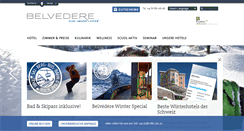 Desktop Screenshot of belvedere-scuol.ch